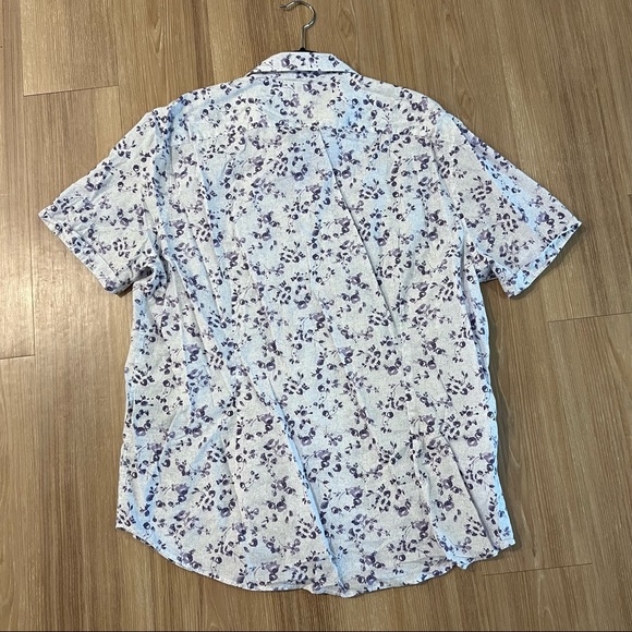 EUC John Varvatos Short Sleeve Button Down Shirt - Picture 3 of 3